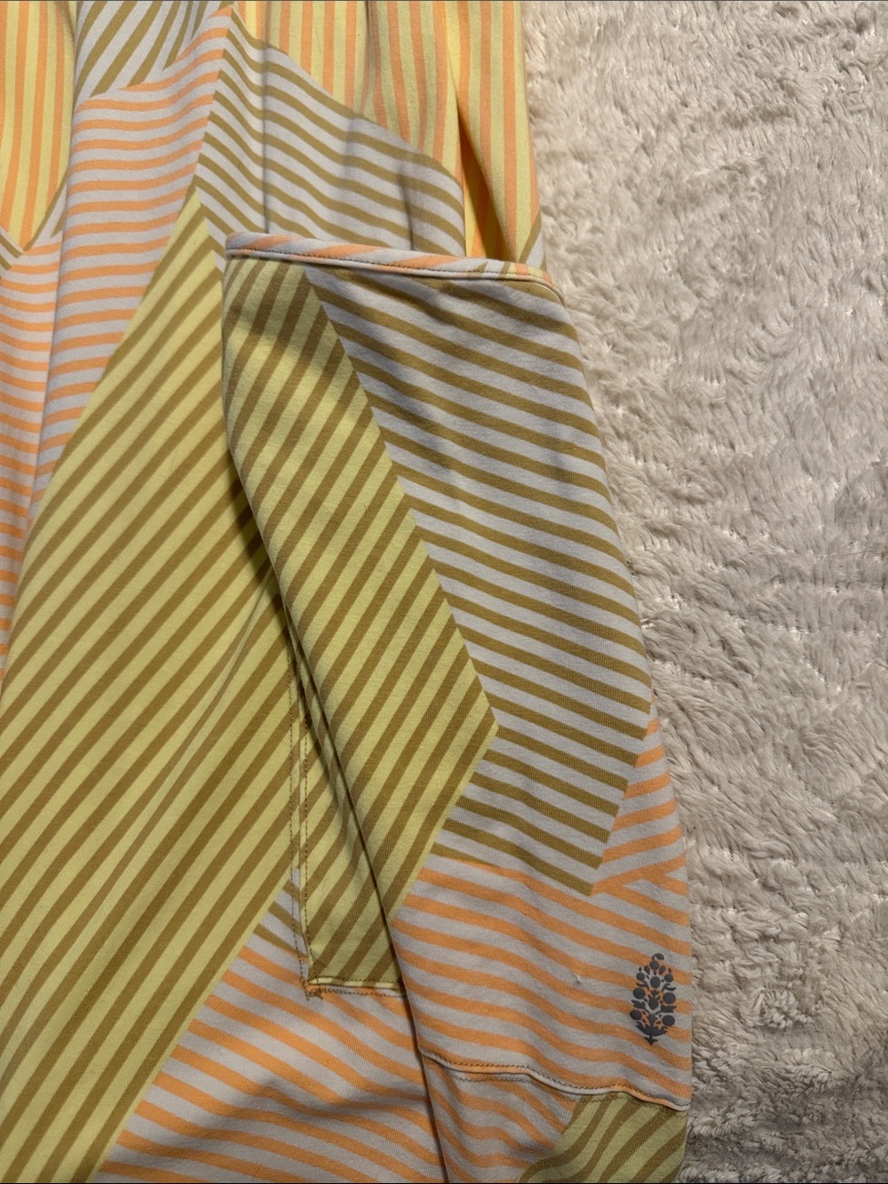 FP Movement by Free People Pastel Striped Patchwork Jumpsuit - Picture 3 of 3